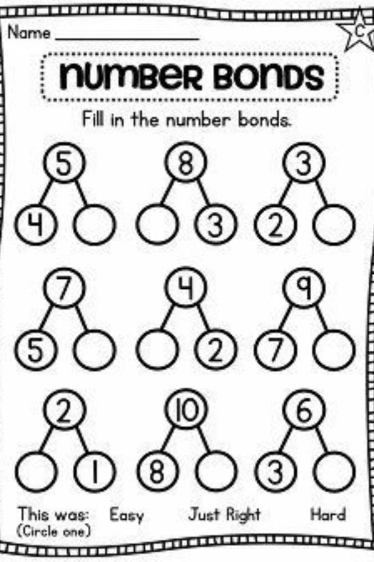 35 Number bonds worksheets to 20 free Pdf