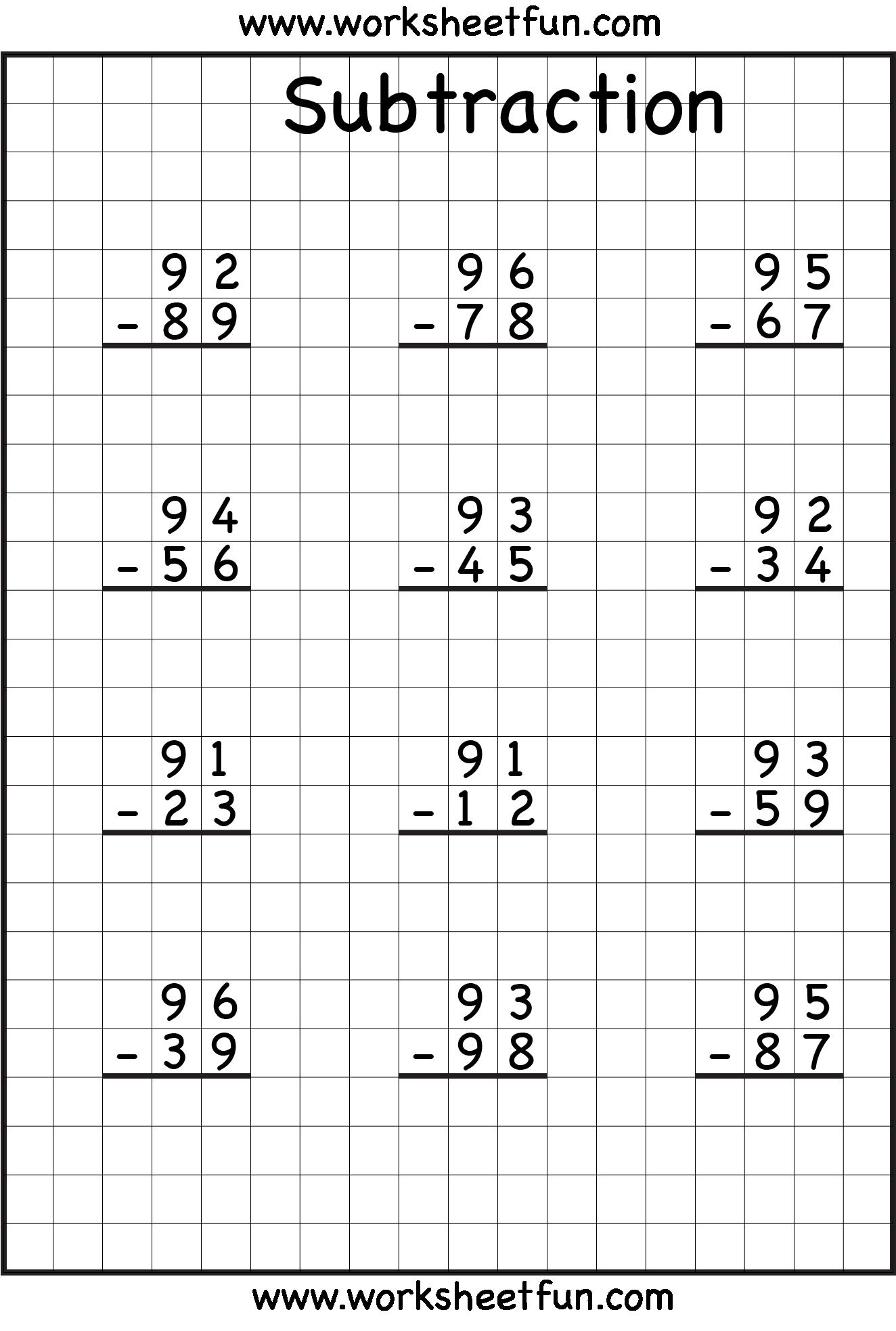 21 2Nd Grade Math Worksheets 3 Digit