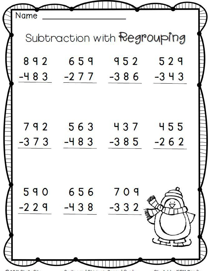 21 2Nd Grade Math Worksheets 3 Digit