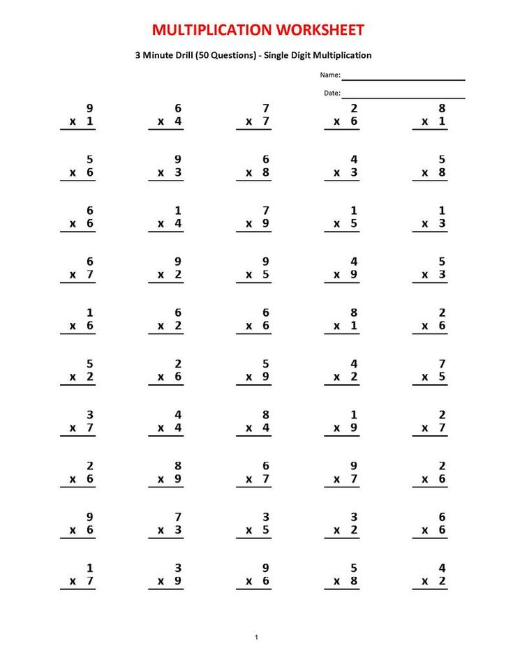 21 3Rd Grade Multiplication Worksheets Learning