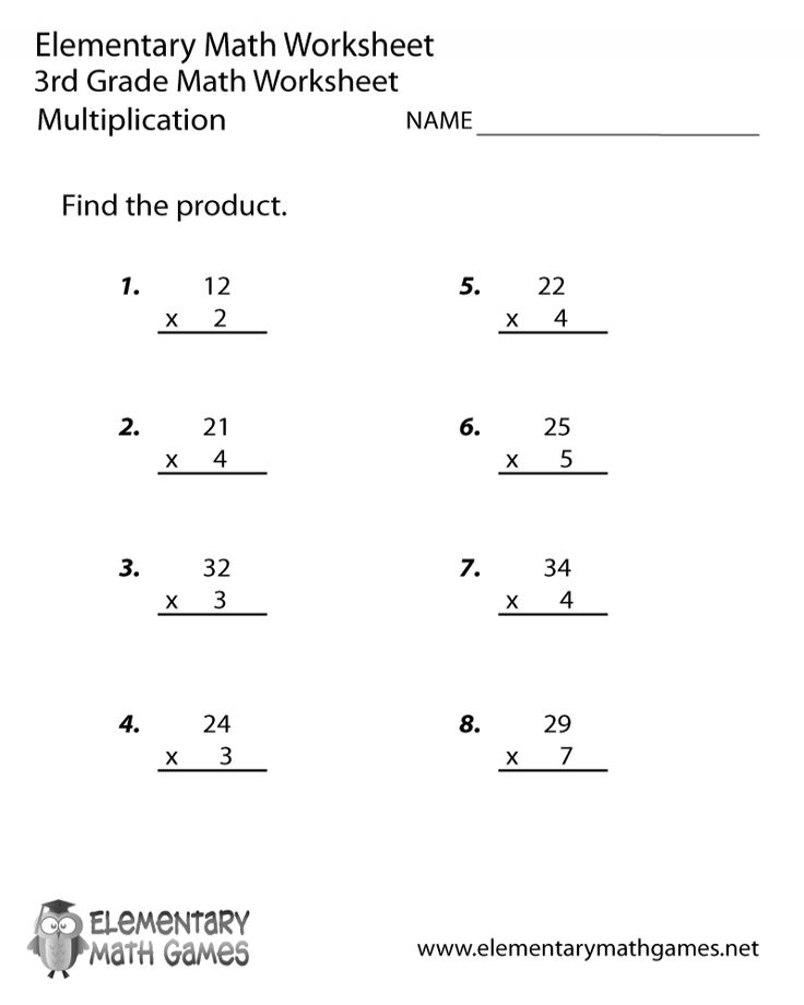 21 3Rd Grade Multiplication Worksheets Learning