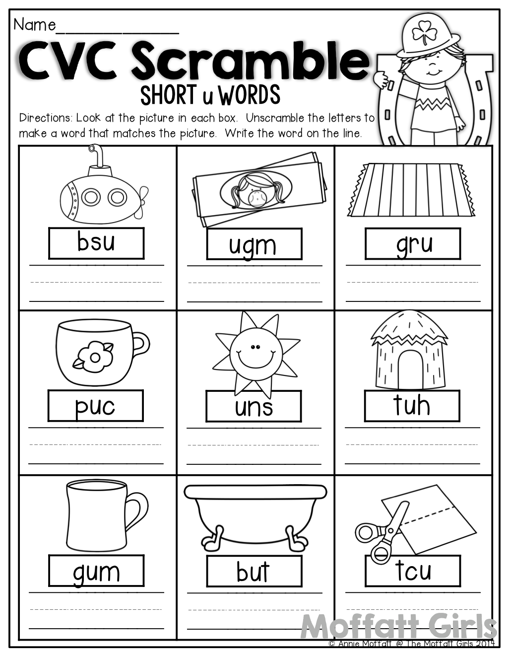 21 Cvc At Word Worksheets For Kindergarten