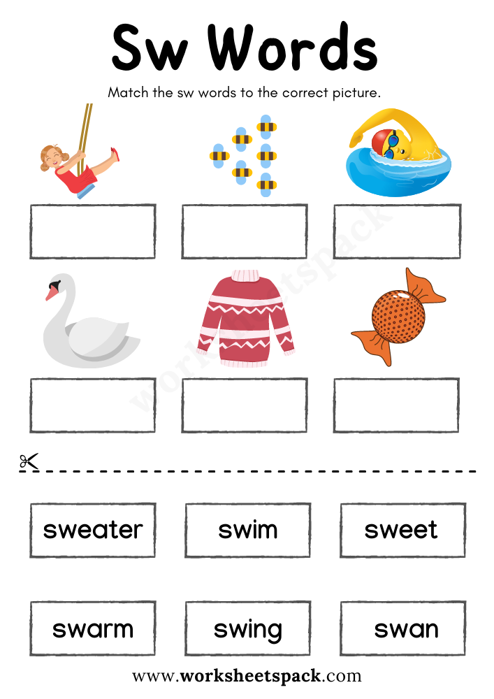 21 English Blends Worksheets For Kindergarten