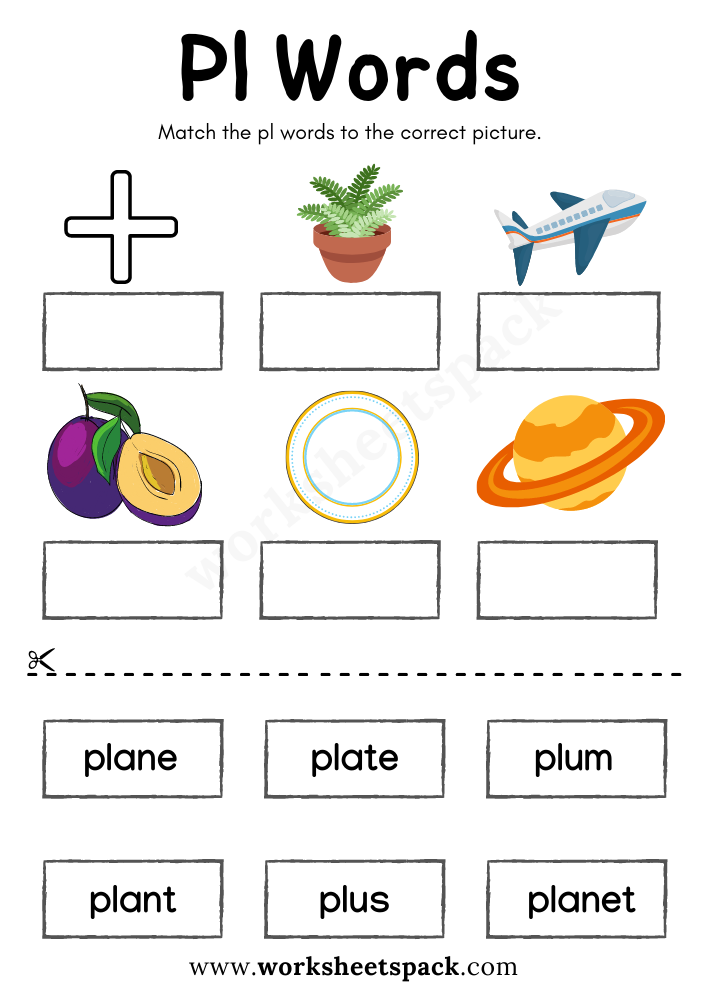 21 English Blends Worksheets For Kindergarten