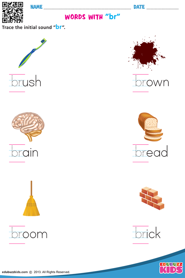 21 English Blends Worksheets For Kindergarten