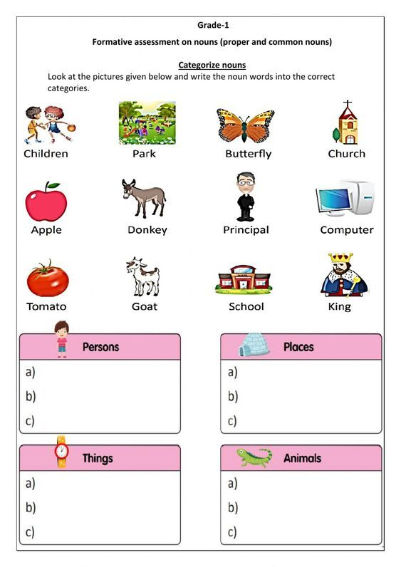 21 English Worksheets For Grade 1 Noun 21 English Worksheets For Grade 1 Noun