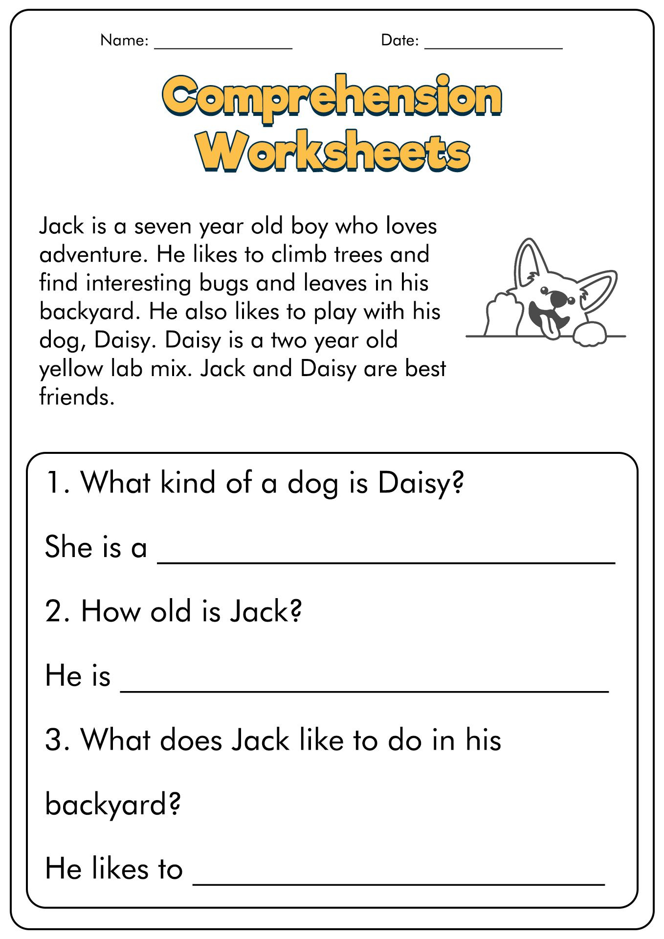 21 Free 1St Grade Reading Worksheets