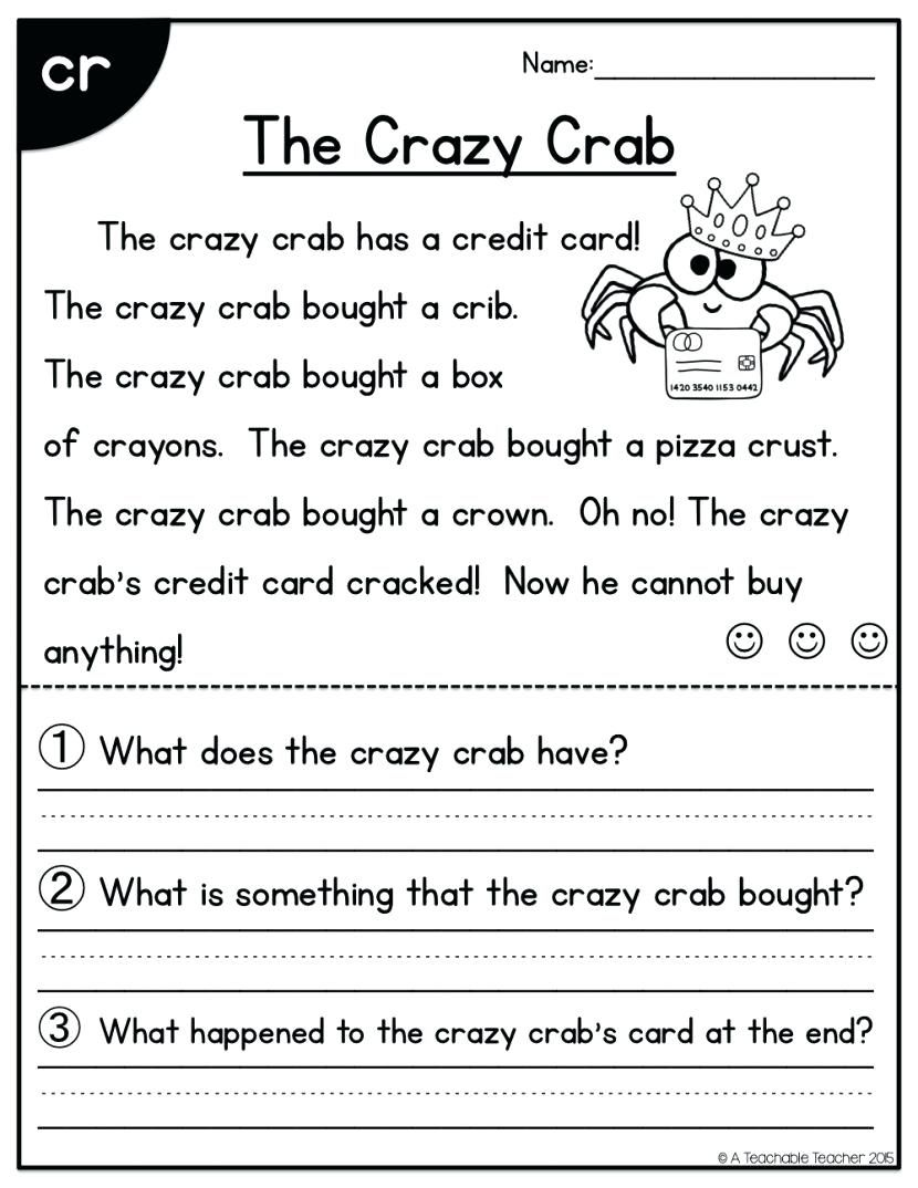 21 Free 1St Grade Reading Worksheets