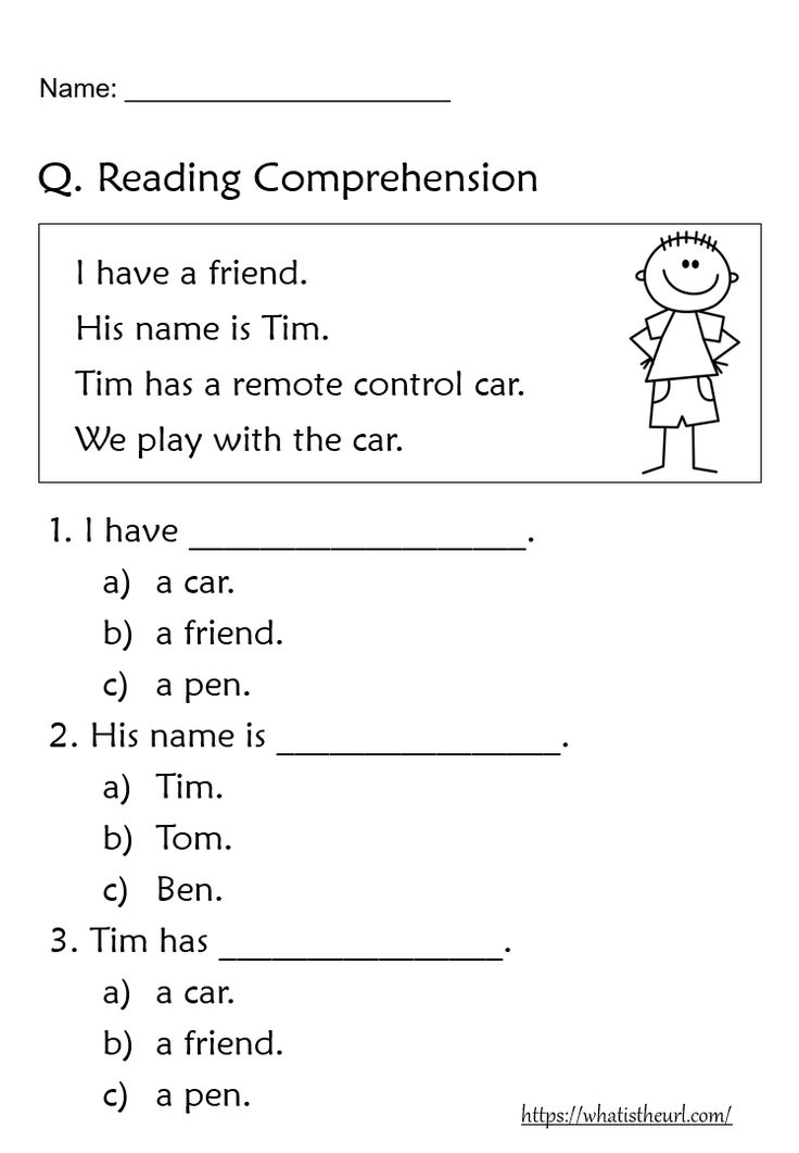 21 Free Reading Comprehension Worksheets 1St Grade