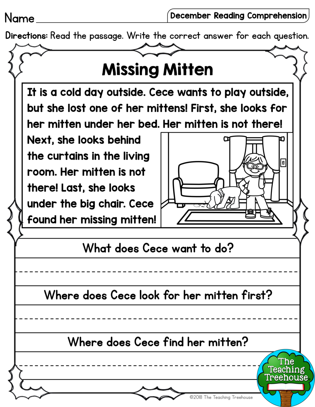 21 Free Reading Comprehension Worksheets 1St Grade