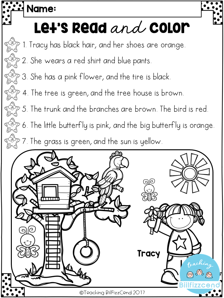 21 Free Reading Comprehension Worksheets 1St Grade