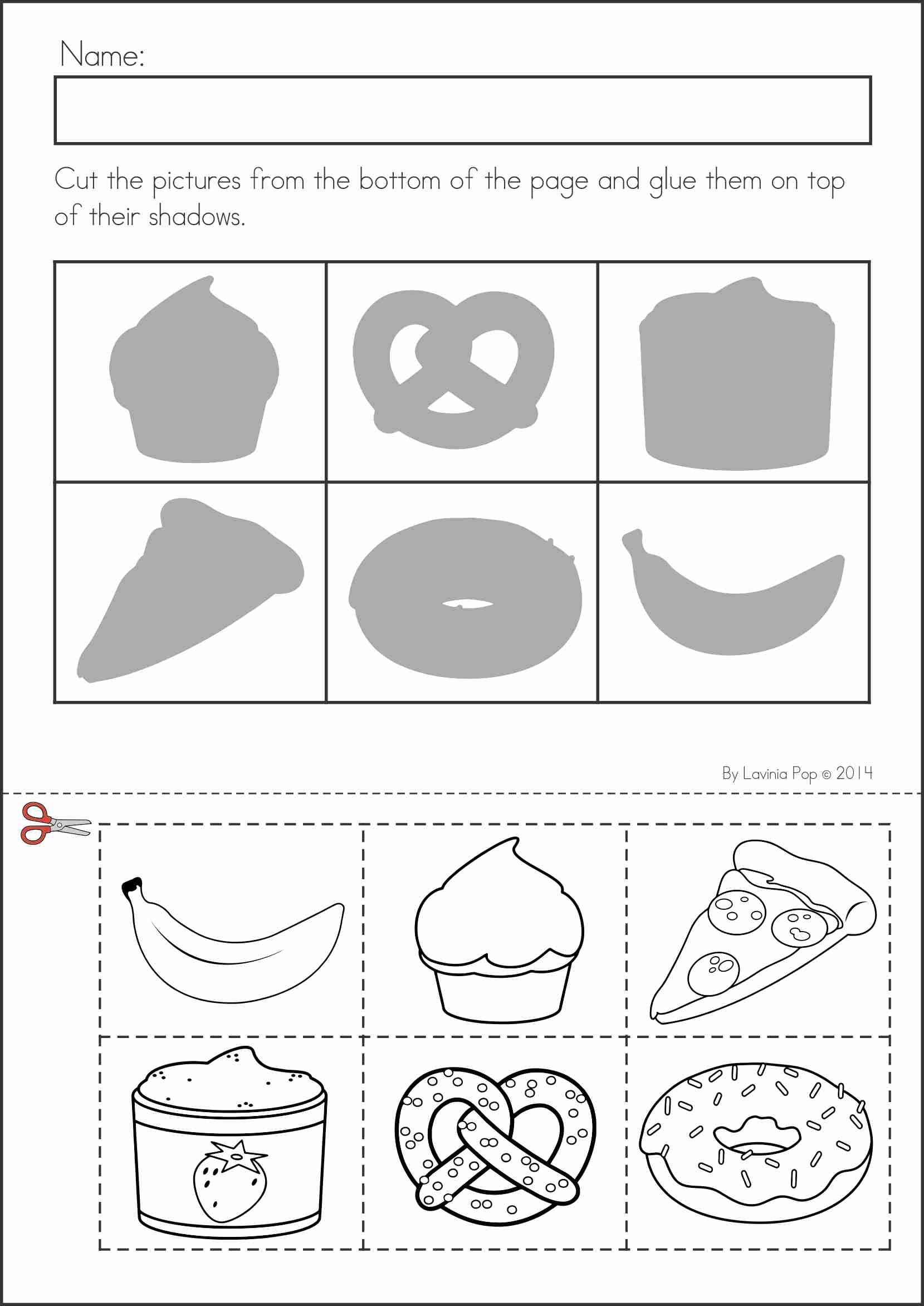 21 Kindergarten Math Worksheets Free Cut And Paste