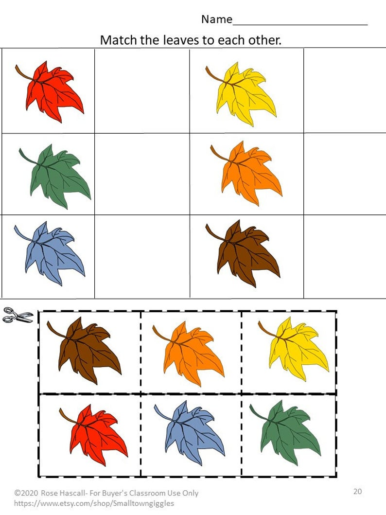 21 Kindergarten Math Worksheets Free Cut And Paste