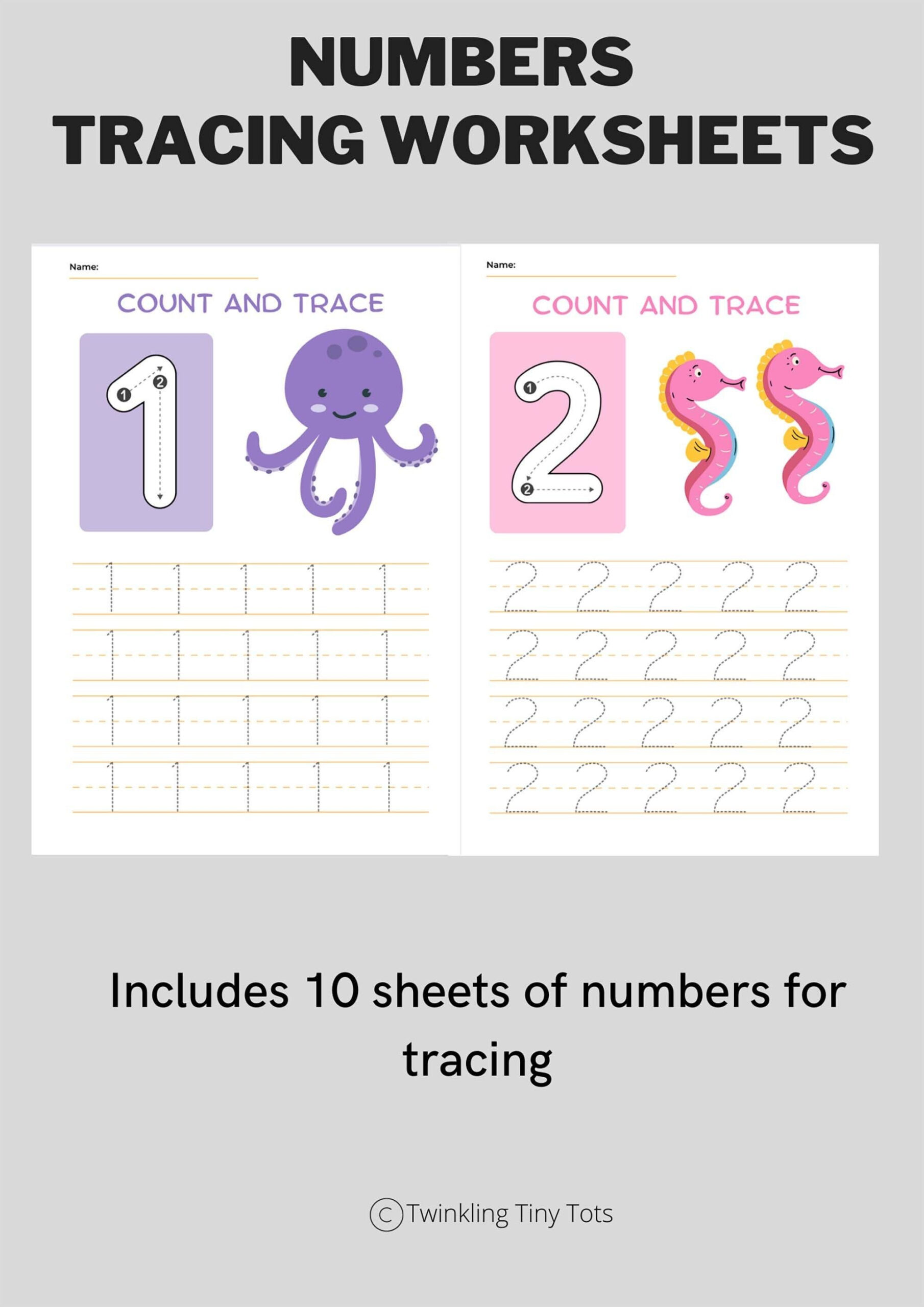 21 Kindergarten Worksheets Number 3