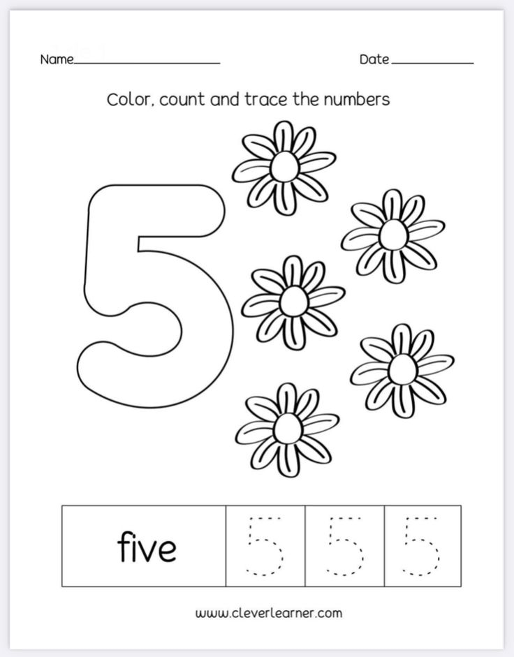 21 Kindergarten Worksheets Number 3