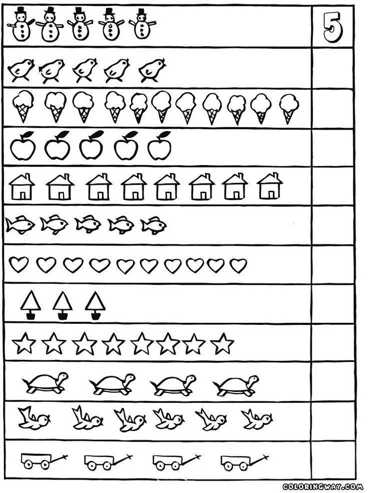 21 Kindergarten Worksheets Number 3