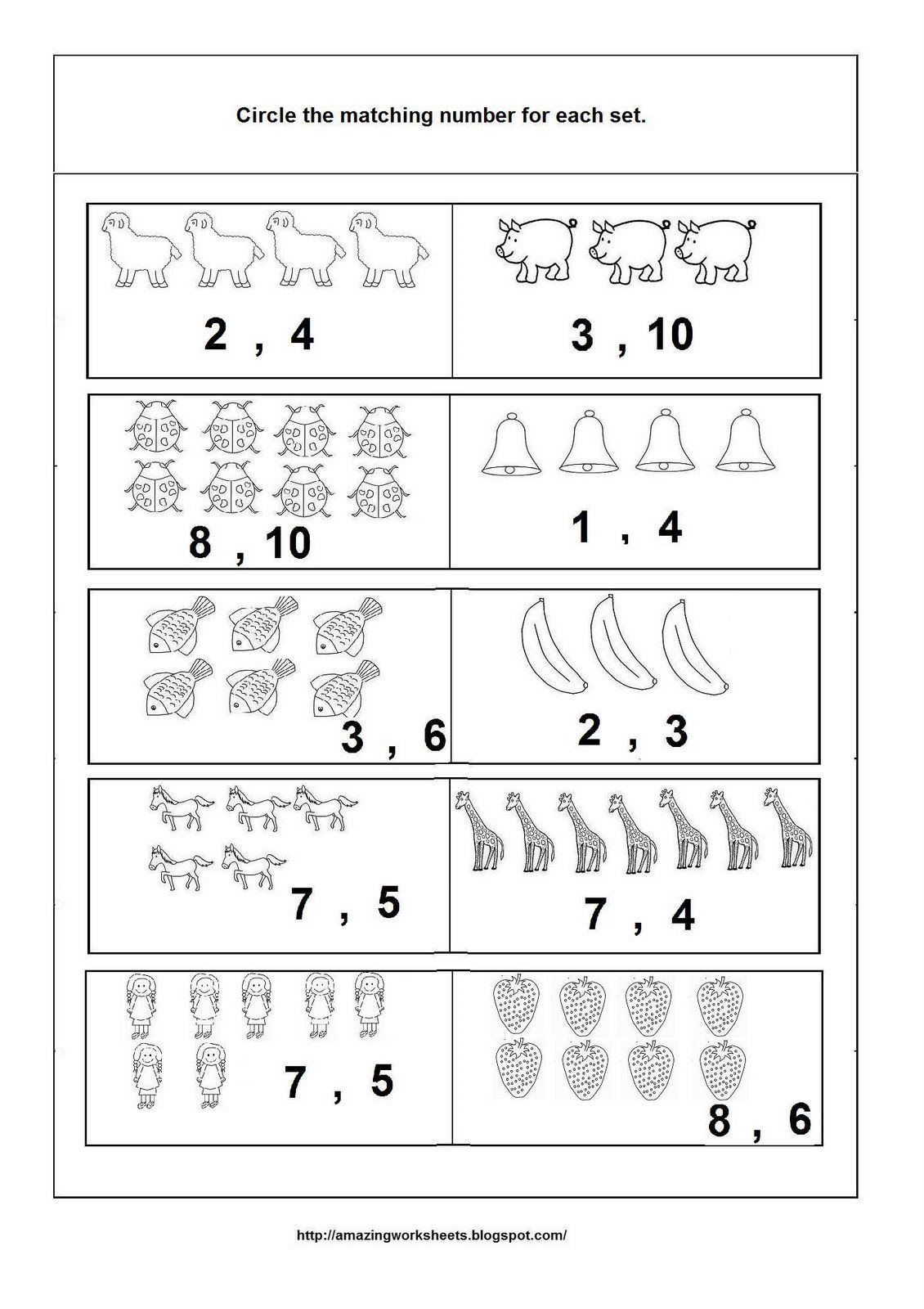 21 Kindergarten Worksheets Number 3