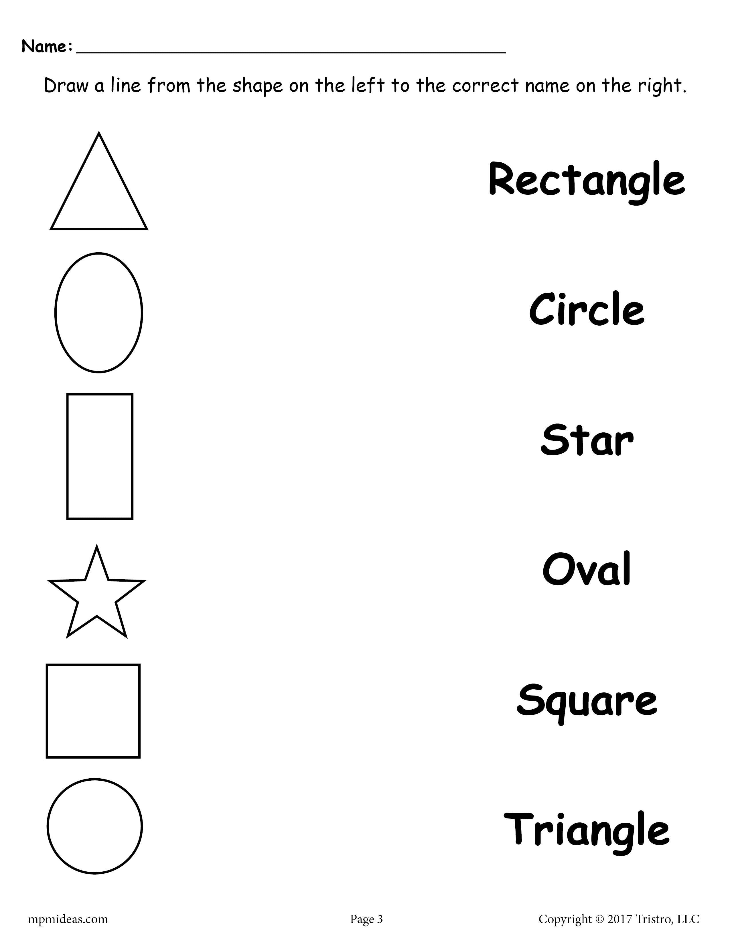 21 Kindergarten Worksheets On Shapes 21 Kindergarten Worksheets On Shapes