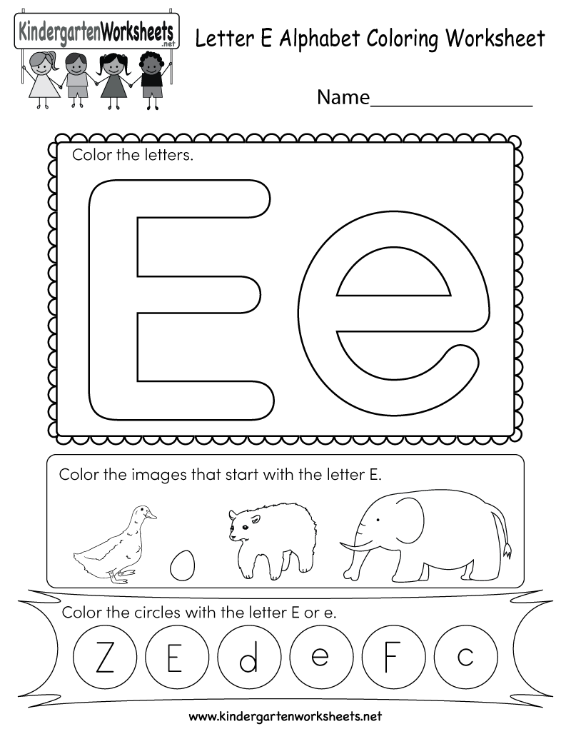 21 Learning Letters Kindergarten Printable Worksheets