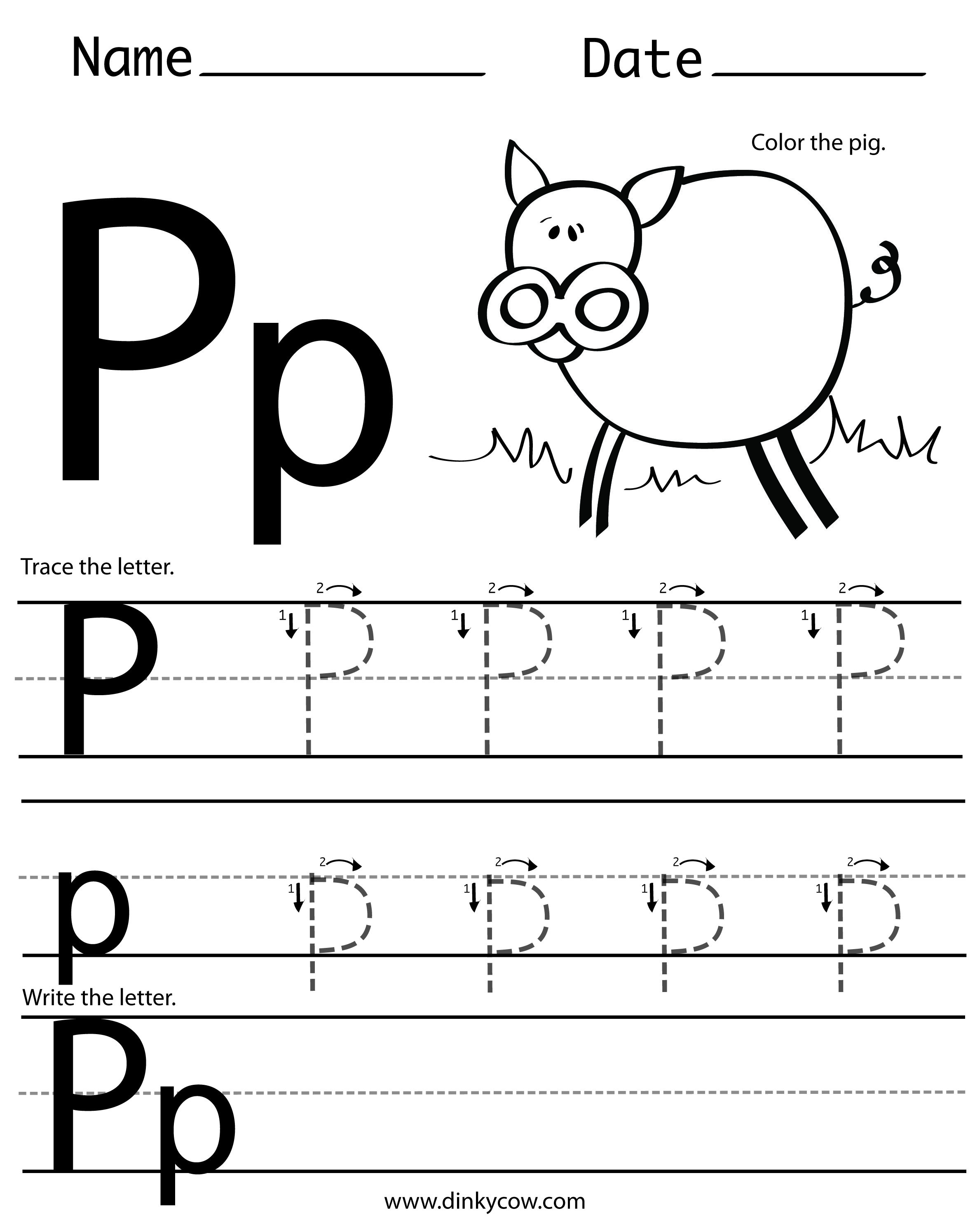 21 Learning Letters Kindergarten Printable Worksheets