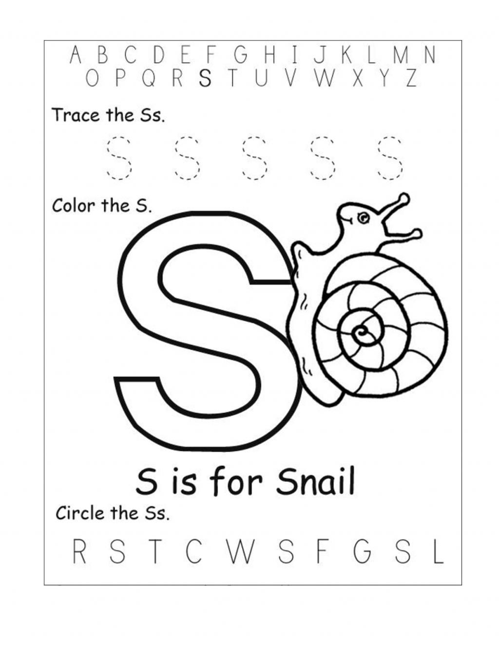21 Learning Letters Kindergarten Printable Worksheets