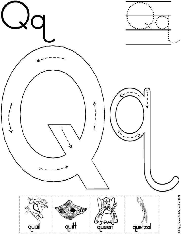 21 Letter Qq Worksheets For Kindergarten