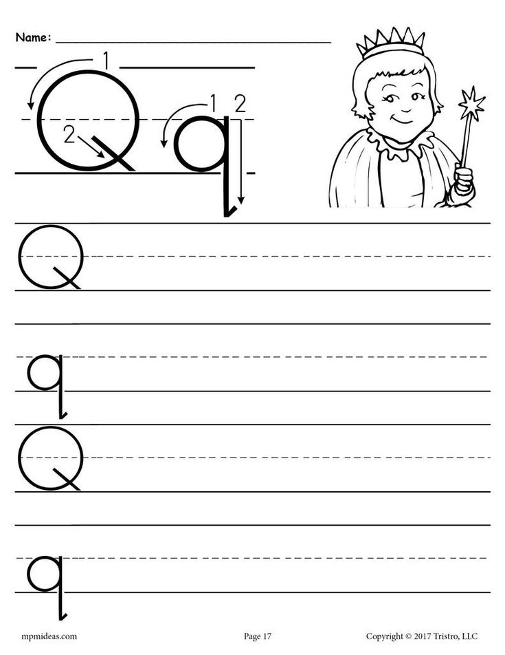 21 Letter Qq Worksheets For Kindergarten