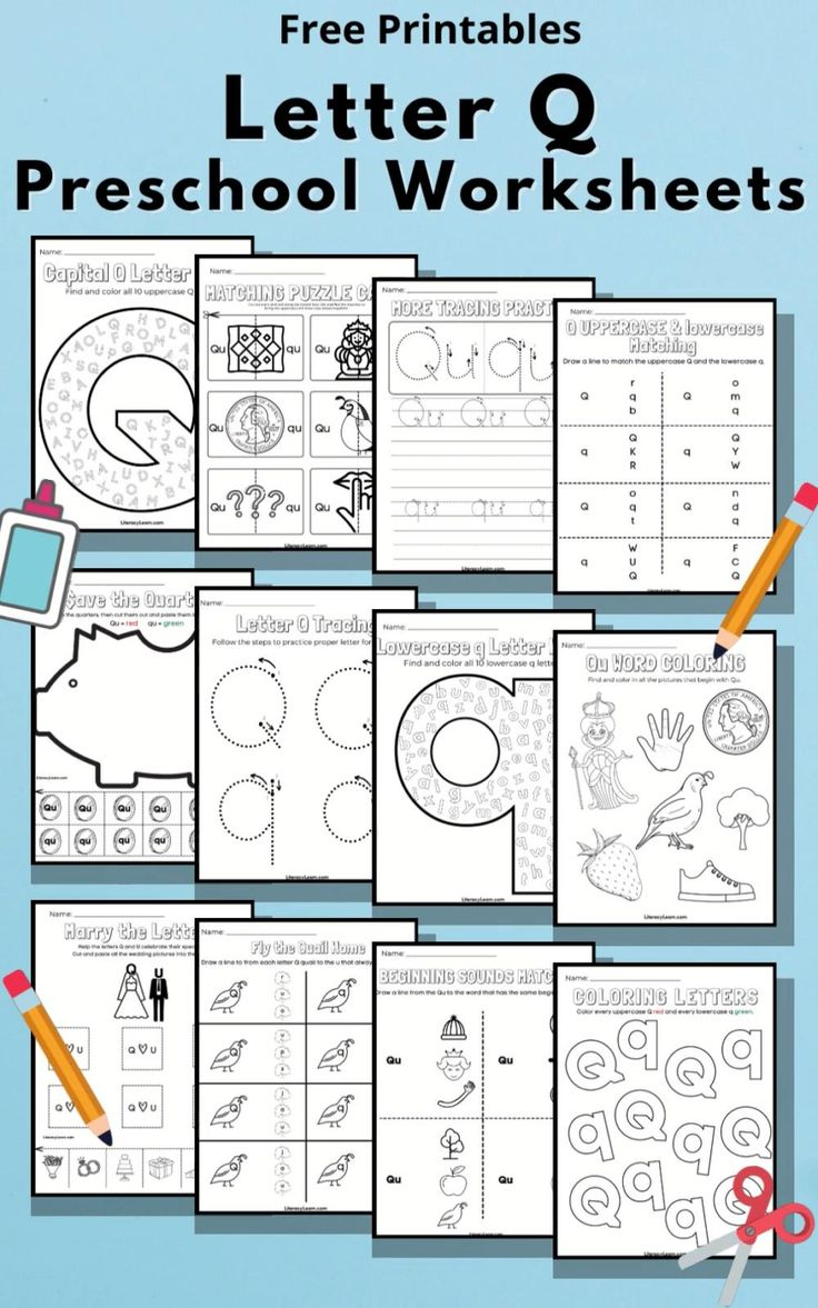 21 Letter Qq Worksheets For Kindergarten