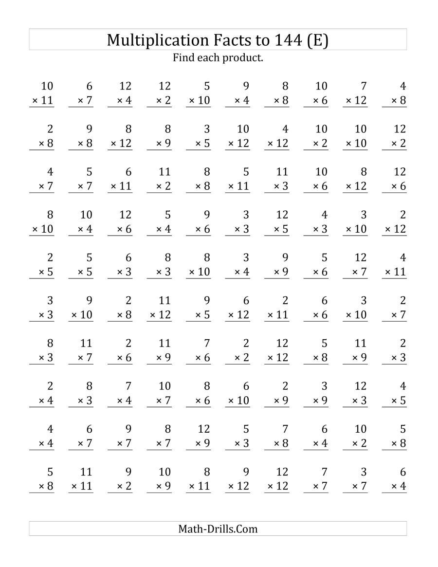 21 Multiplication Worksheets Grade 8