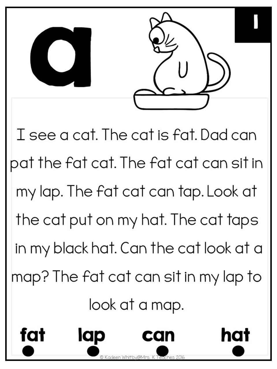 21 Phonics Reading Worksheets For Kindergarten