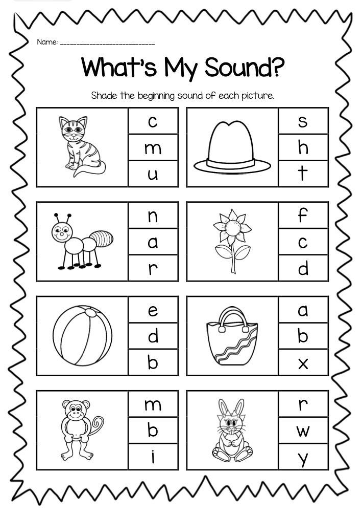 21 Phonics Reading Worksheets For Kindergarten