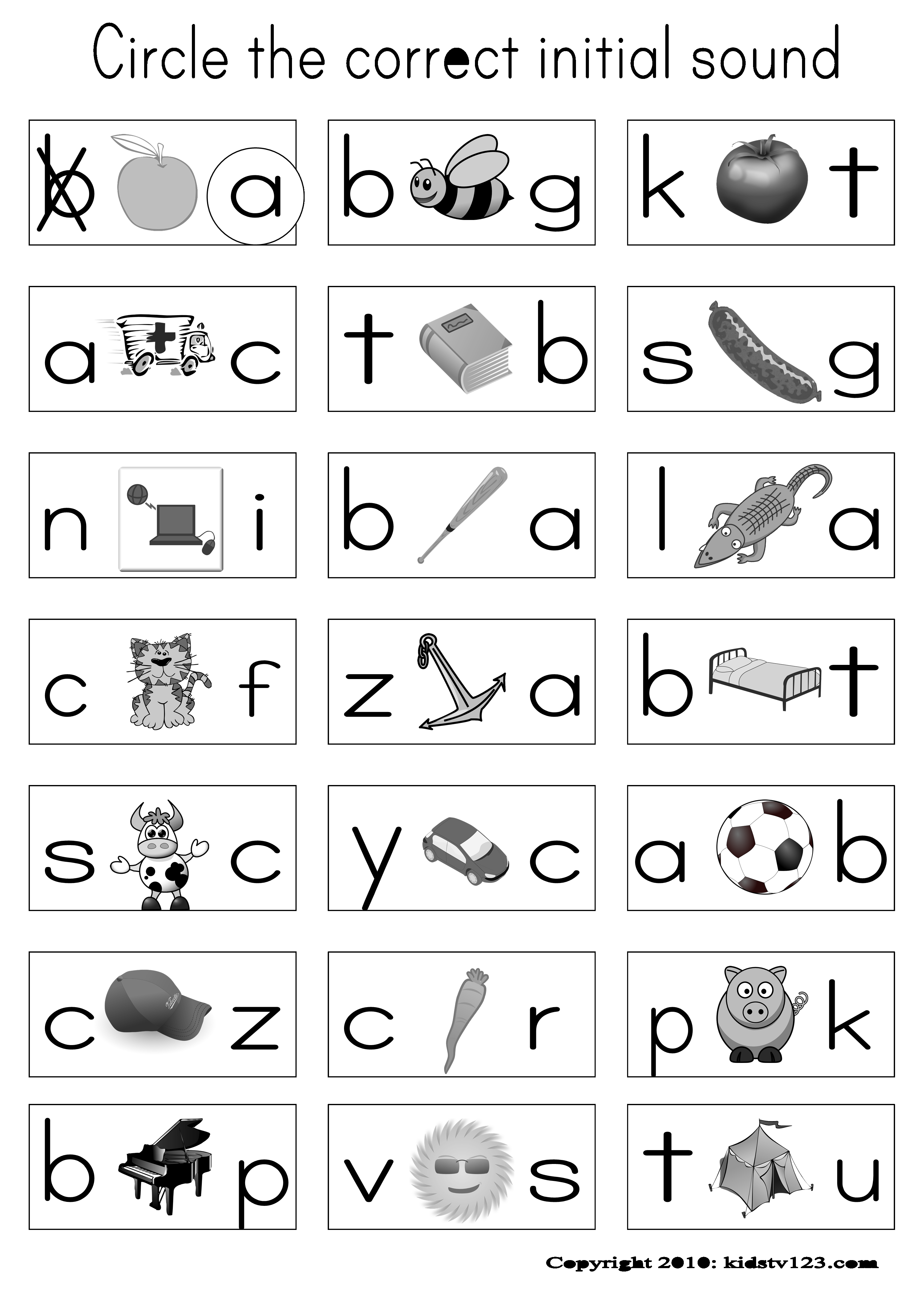 21 Phonics Reading Worksheets For Kindergarten