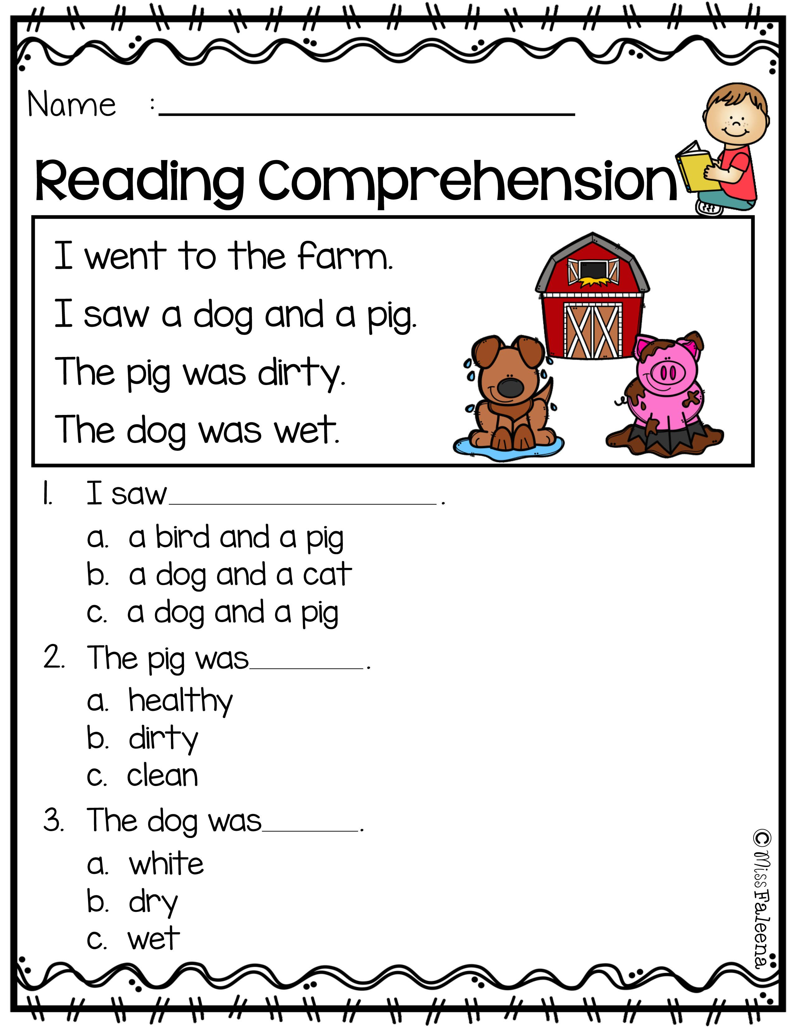 21 Reading And Writing Worksheets Kindergarten Math