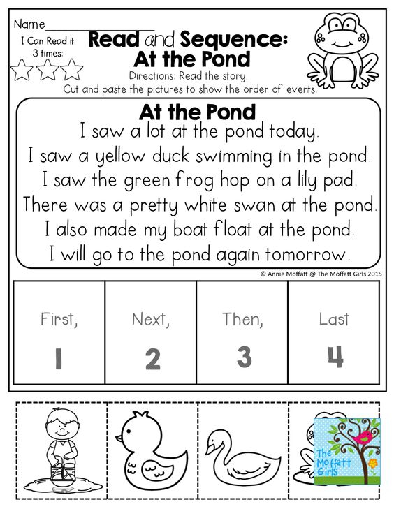 21 Reading Comprehension Worksheets Cut And Paste