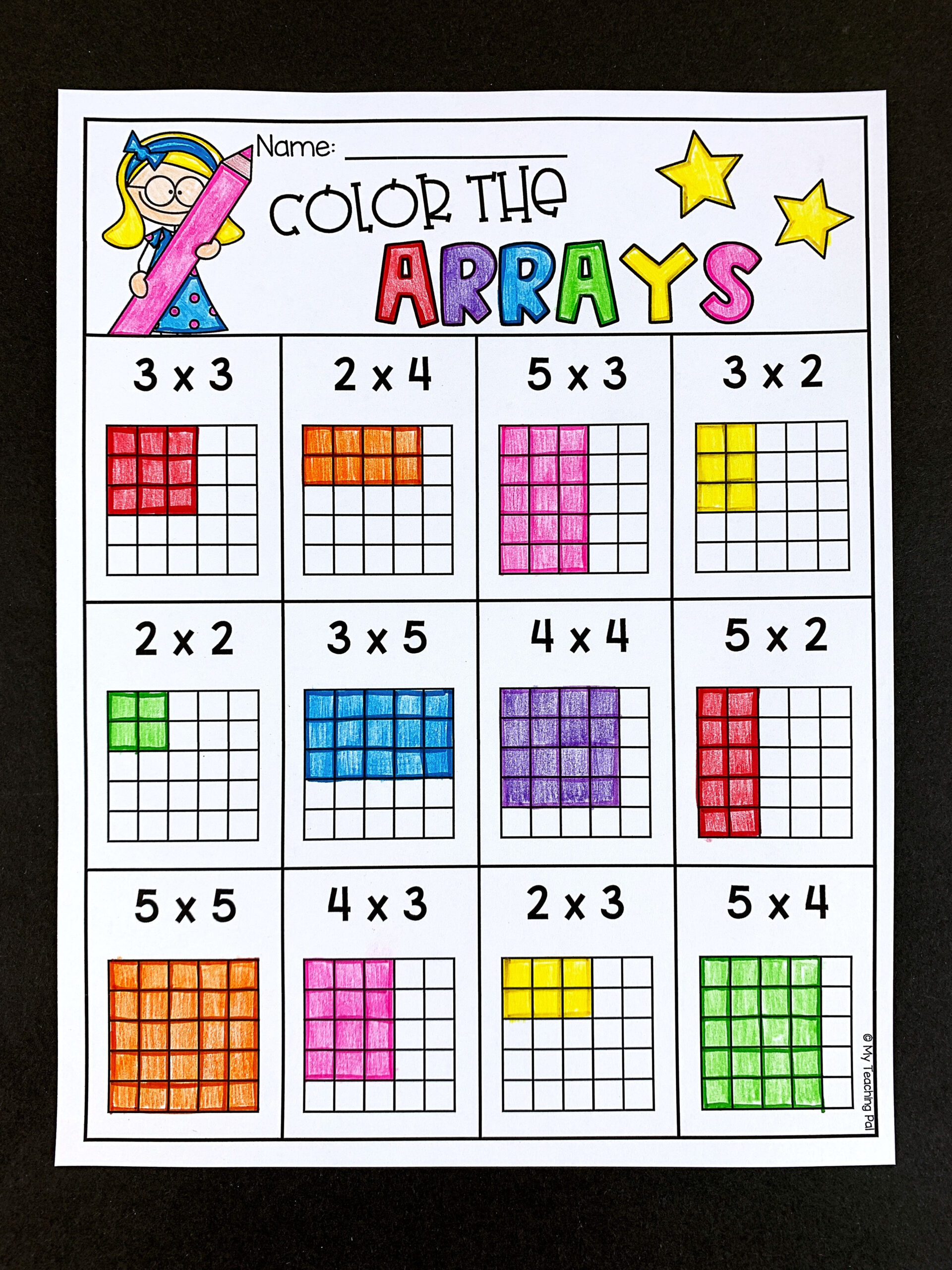 21 Touch Math Multiplication Worksheets