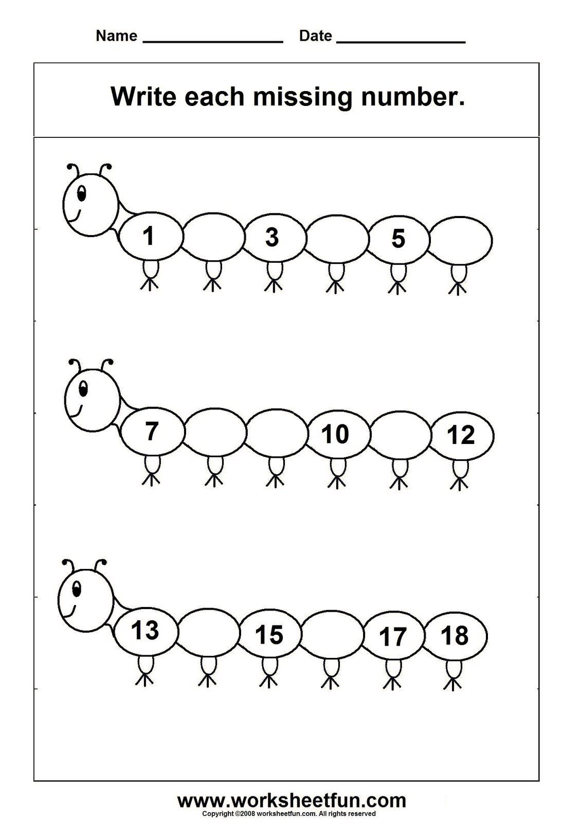 21 Worksheets For Kindergarten Number 6