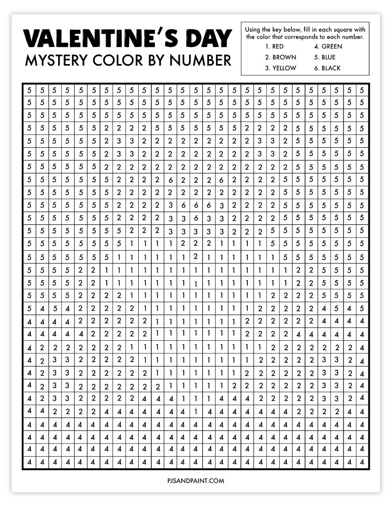 10 Free Printable Color by Number Worksheets