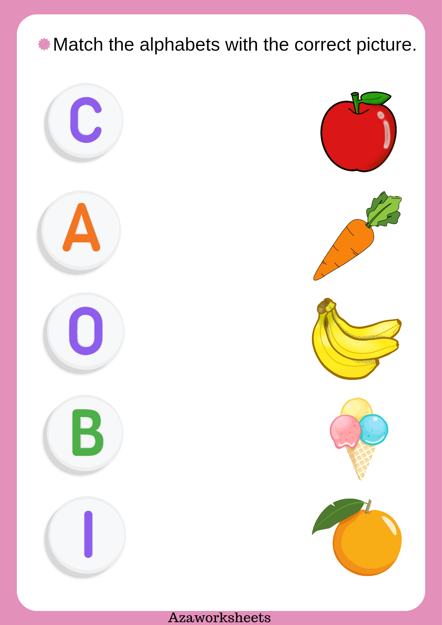 40 English worksheets for kindergarten