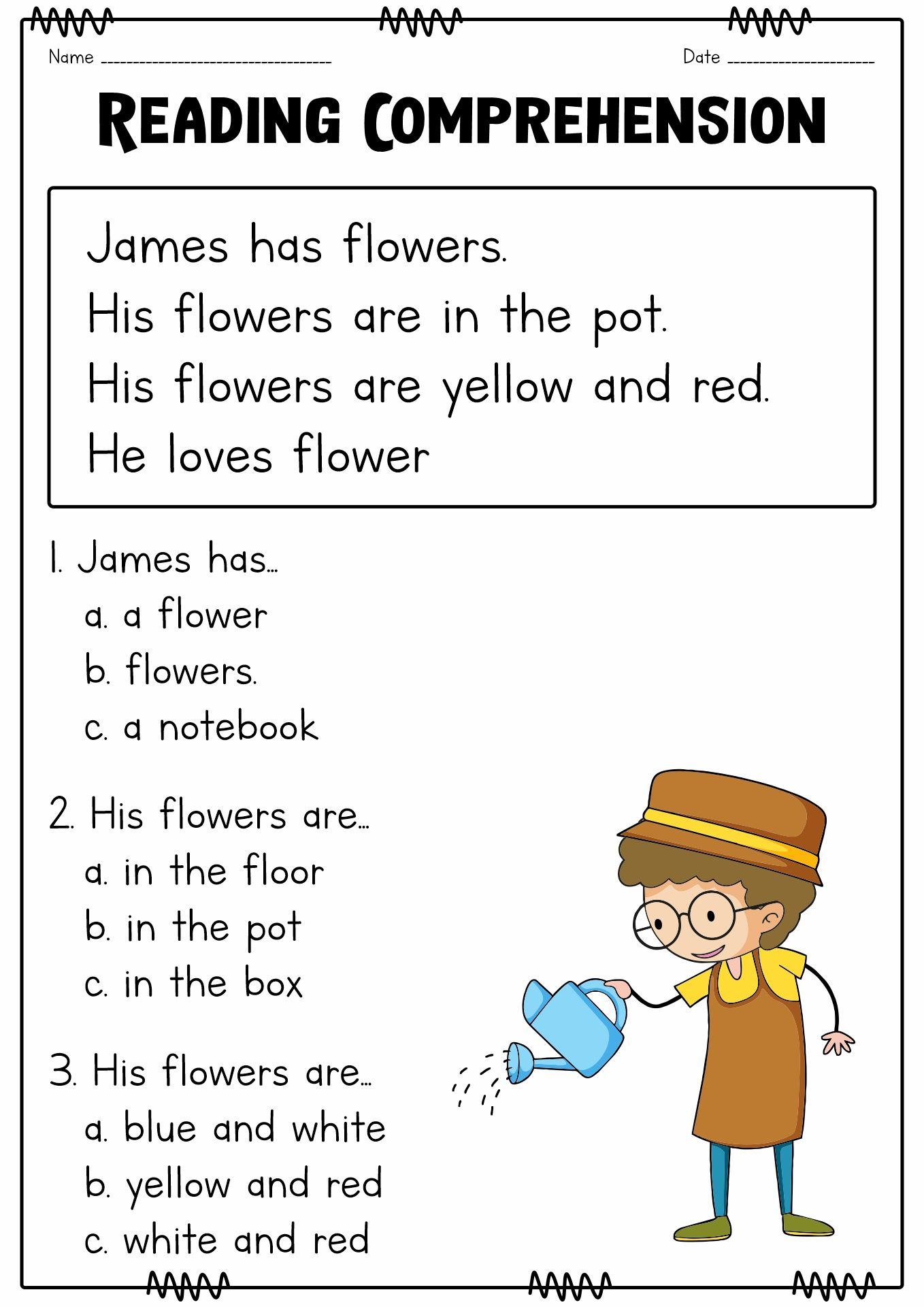 40 English worksheets for kindergarten