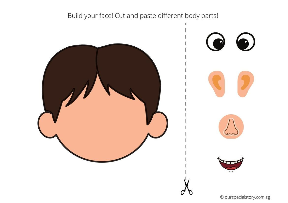 41 Body Parts for Kids Worksheets