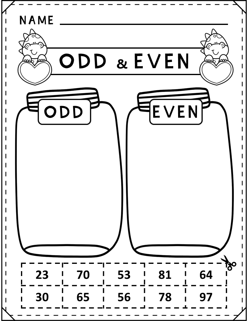 49 Odd and even numbers worksheets