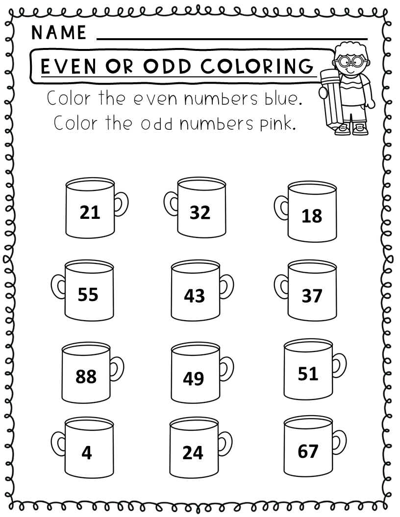 49 Odd and even numbers worksheets