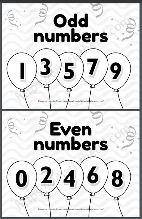 49 Odd and even numbers worksheets