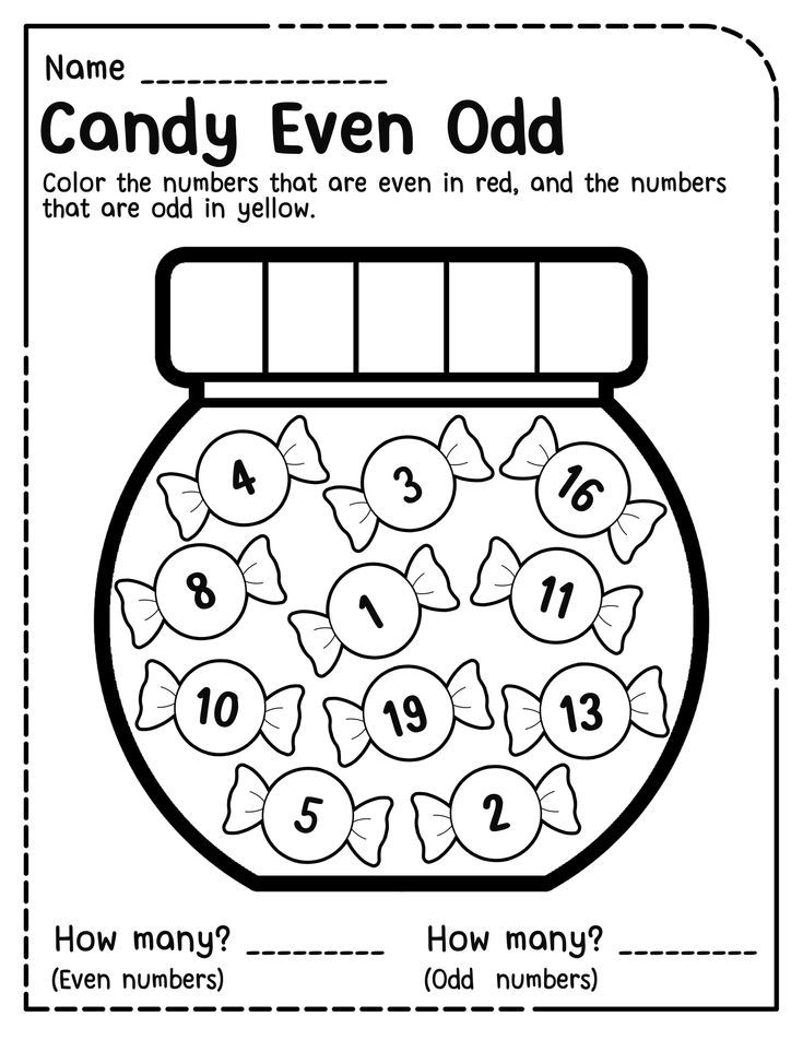 49 Odd and even numbers worksheets