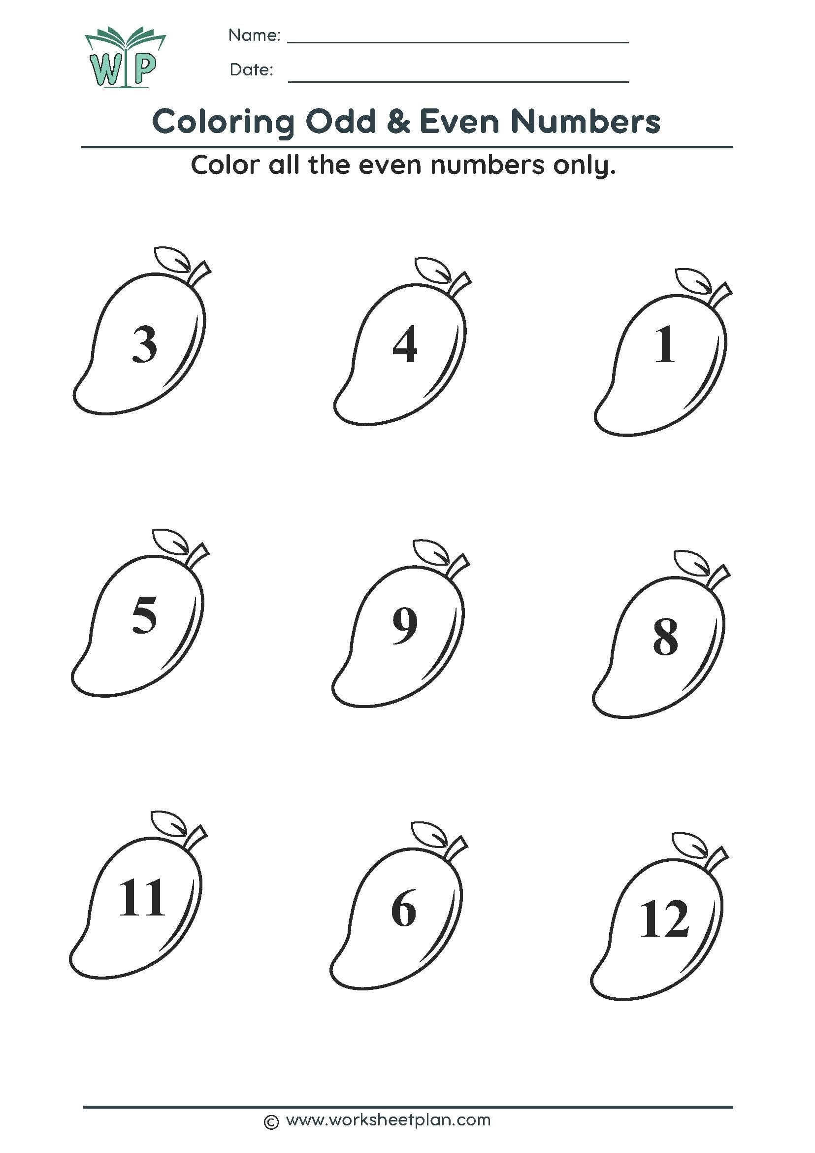 49 Odd and even numbers worksheets