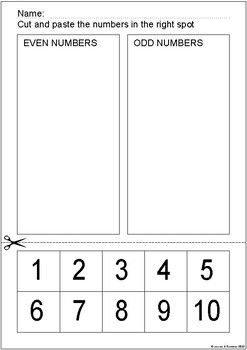 49 Odd and even numbers worksheets