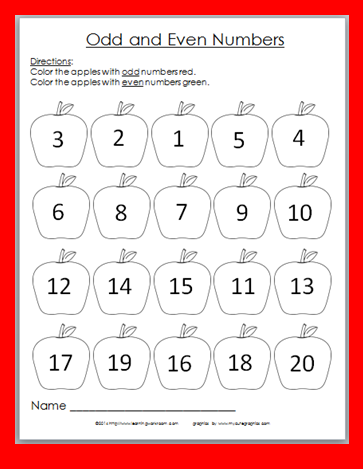 49 Odd and even numbers worksheets