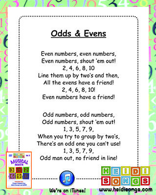 49 Odd and even numbers worksheets