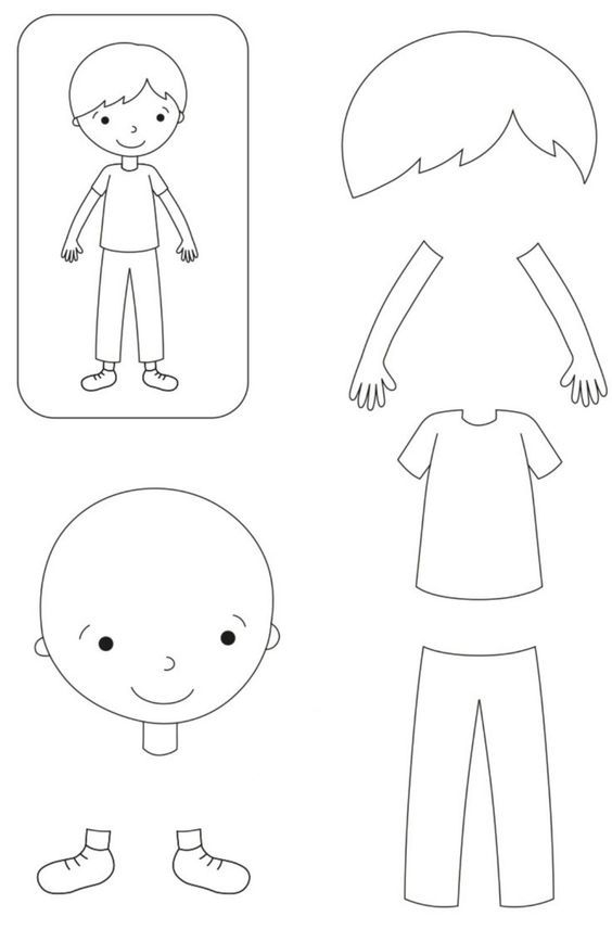 My Body Parts – Printable Puzzles – Printable PDF Template