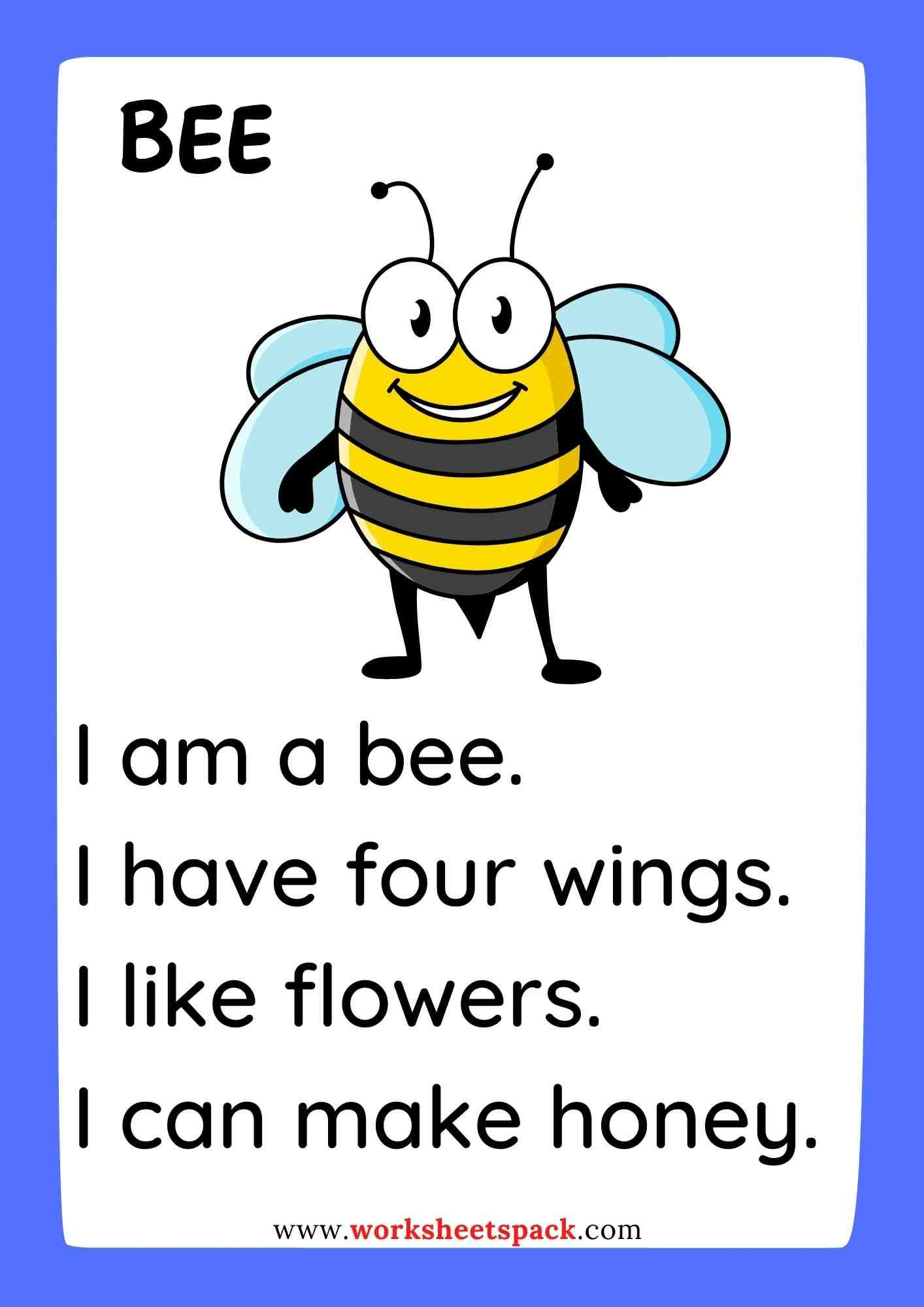 Insect Reading Comprehension Worksheets PDF – worksheetspack